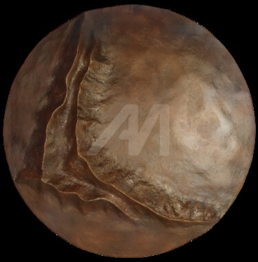 Sculpture intitulée "art work CUPRUM" par Nikolay Kharitonov, Œuvre d'art originale, Pâte polymère