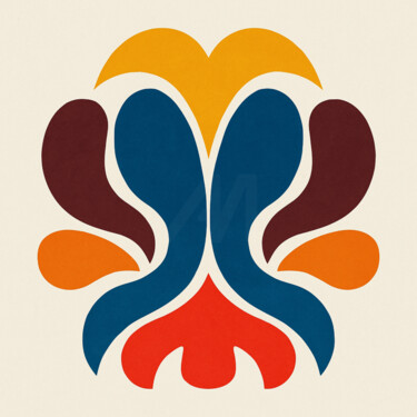 Arts numériques intitulée "Symphonie Miroir" par Yahya Ahssaini, Œuvre d'art originale, Peinture numérique