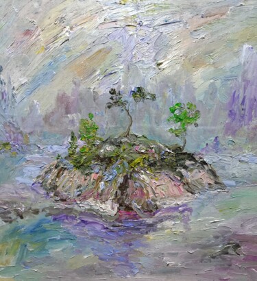 Pintura titulada "Остров невезения" por Margarita Makarova, Obra de arte original, Oleo