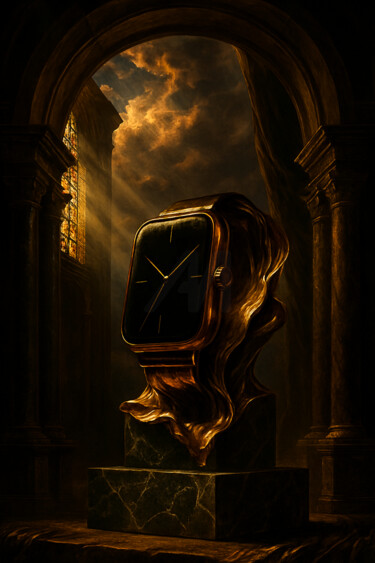Цифровое искусство под названием "Fusion of Eras, dig…" - Ольга Хандопкина, Подлинное произведение искусства, Изображение, с…