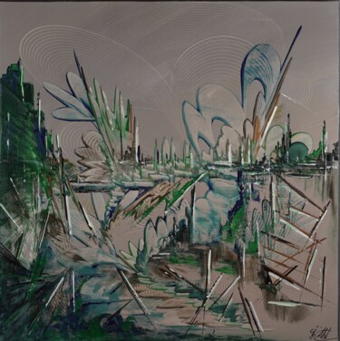 "TIKSTYR" başlıklı Tablo Arnaud Grillet tarafından, Orijinal sanat, Akrilik Ahşap Sedye çerçevesi üzerine monte edilmiş