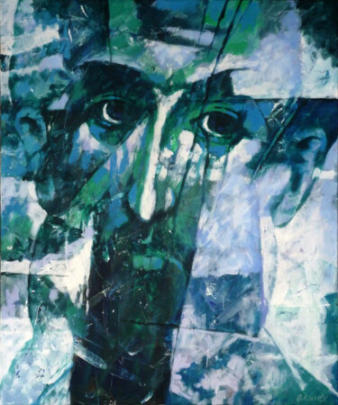 Malerei mit dem Titel "OLD MOTIVE" von Aleksandr Ilichev, Original-Kunstwerk, Acryl