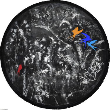 Painting titled "Nel mezzo del cammi…" by Milena Nicosia, Original Artwork, Pigments Mounted on Wood Stretcher frame