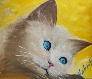 "Sylvester" başlıklı Tablo Hubert Lerner tarafından, Orijinal sanat, Petrol Ahşap Sedye çerçevesi üzerine monte edilmiş