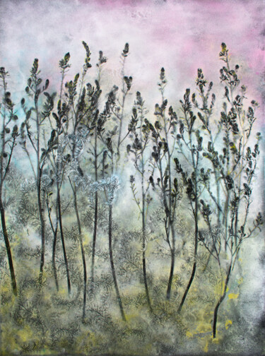 绘画 标题为“Otium (secondo)” 由Milena Nicosia, 原创艺术品, 颜料 安装在其他刚性面板上