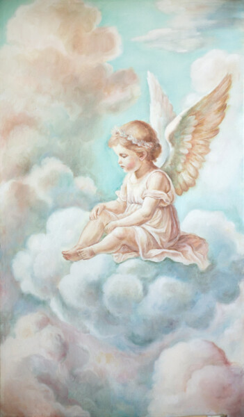 "Little Messenger" başlıklı Tablo Anzhelika Malysheva tarafından, Orijinal sanat, Petrol