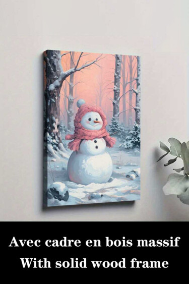 "Easter Bunny Wall A…" başlıklı Baskıresim 江华 梁 tarafından, Orijinal sanat, Mürekkep püskürtmeli Ahşap Sedye çerçevesi üzeri…