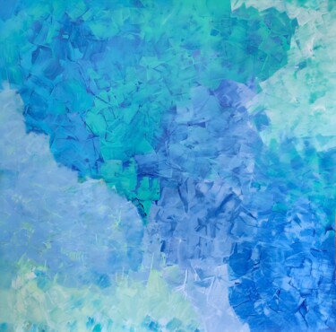 Painting titled "Flow as It Flows. C…" by Vafa Majidli, Original Artwork, Acrylic