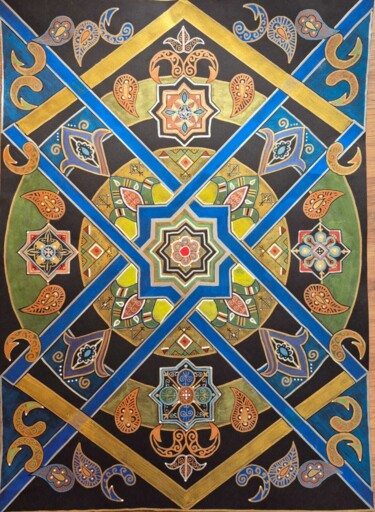 "FOISONNEMENT - ENTR…" başlıklı Tablo Karima Cresp tarafından, Orijinal sanat, Akrilik