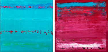 Peinture intitulée "Liebesdrama und das…" par Master Phago, Œuvre d'art originale, Acrylique