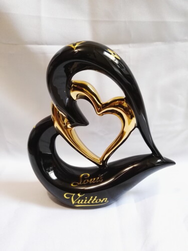 "Coeur vuitton, cera…" başlıklı Heykel Steivan Loundou tarafından, Orijinal sanat, Seramik
