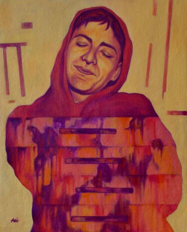 Malerei mit dem Titel "Image" von Atieh Salari, Original-Kunstwerk, Öl Auf Keilrahmen aus Holz montiert