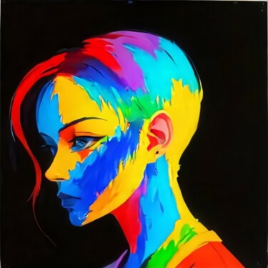 Arte digital titulada "Silence" por Aleksa Soul, Obra de arte original, Pintura Digital