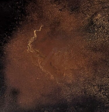 Pintura intitulada "Oxydations 3" por Yo, Obras de arte originais, Acrílico Montado em Armação em madeira