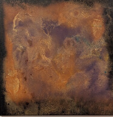 Pintura intitulada "Oxydations 5" por Yo, Obras de arte originais, Acrílico Montado em Armação em madeira