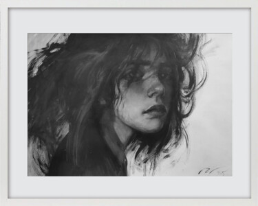 Malerei mit dem Titel "Black and White_2" von Pavel Guliaev, Original-Kunstwerk, Öl