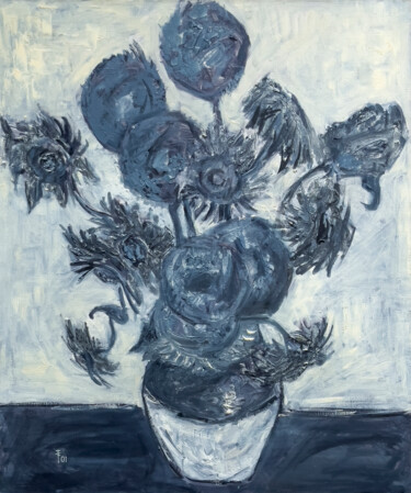 "Van Gogh Sunflowers…" başlıklı Tablo Sasha Tovstik tarafından, Orijinal sanat, Petrol