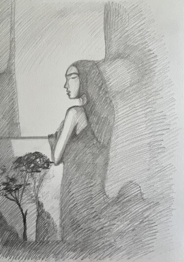 "Home - it's a feeli…" başlıklı Resim Ivan Klymenko tarafından, Orijinal sanat, Kalem