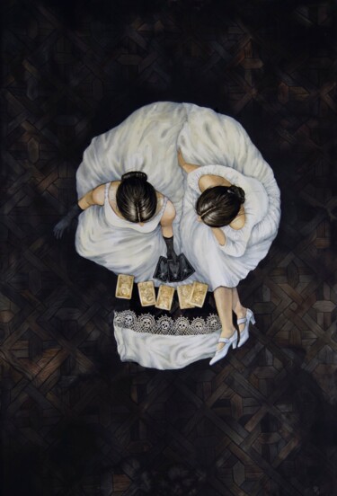 "Tarot Reader - Vani…" başlıklı Tablo Olga Beliaeva tarafından, Orijinal sanat, Suluboya