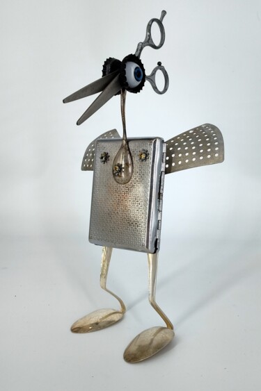 Скульптура под названием "snip - snip monster" - Branimir Misic, Подлинное произведение искусства, Металлы