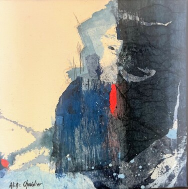 "Balise Rouge" başlıklı Tablo Aline Chevalier tarafından, Orijinal sanat, Akrilik Ahşap Sedye çerçevesi üzerine monte edilmiş