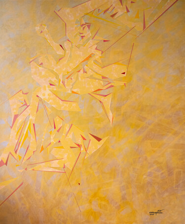 Malarstwo zatytułowany „Konteksty snu XVII” autorstwa Michał Ostrogórski, Oryginalna praca, Akryl