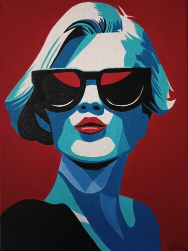 Peinture intitulée "Woman Performance 1…" par Nark Aymerich, Œuvre d'art originale, Huile