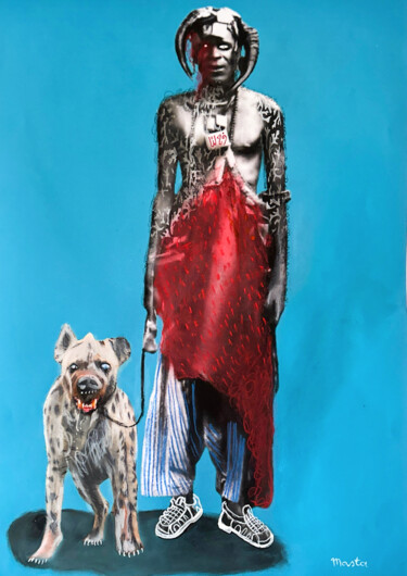 "Gardien des friches" başlıklı Tablo Moctarmast Ly tarafından, Orijinal sanat, Akrilik