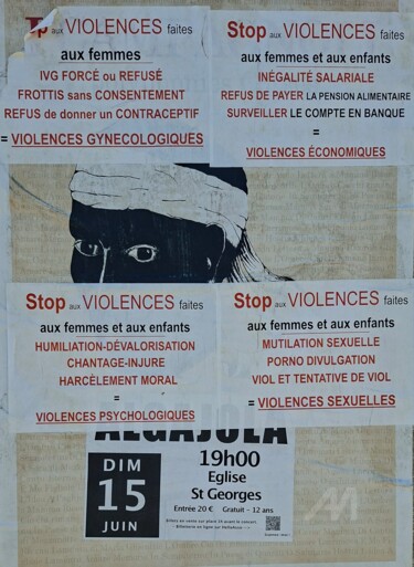 Photographie intitulée "Affichage sauvage 23" par Roberto Urbano, Œuvre d'art originale, Photographie argentique