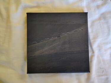 "Comptez les moutons" başlıklı Fotoğraf Bastien Chatainier tarafından, Orijinal sanat, Fotoşopsuz fotoğraf Ahşap Sedye çerçe…