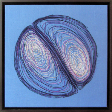 Textile Art titled "Verbündete" by Robert Kis, Original Artwork, Embroidery