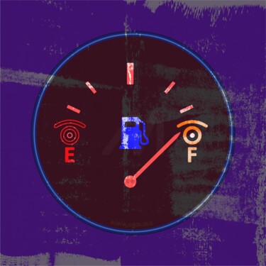 Arts numériques intitulée "mirada llena rem" par Ojolo, Œuvre d'art originale, Peinture numérique