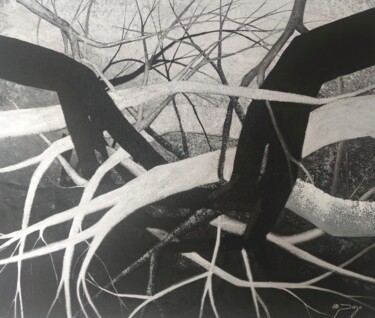 Peinture intitulée "LUZ ANTES DEL AMANE…" par Alvaro Daza, Œuvre d'art originale, Acrylique