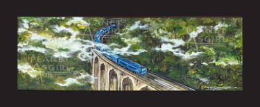 "Bridge in the Sky" başlıklı Tablo Asgiri Seneviratne tarafından, Orijinal sanat, Akrilik