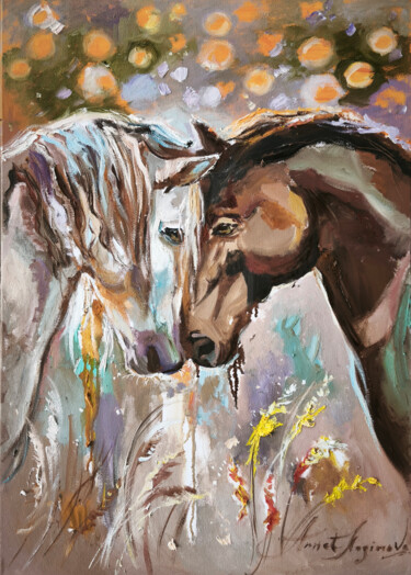 Pintura titulada "Autumn Emotional Ho…" por Annet Loginova, Obra de arte original, Oleo