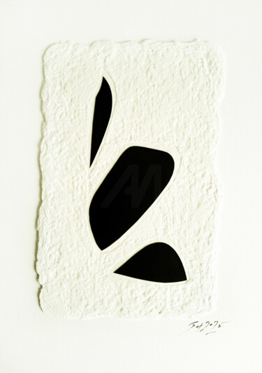 Collagen mit dem Titel "Paper Organics: Bir…" von Oksana Shatalova, Original-Kunstwerk, Collagen