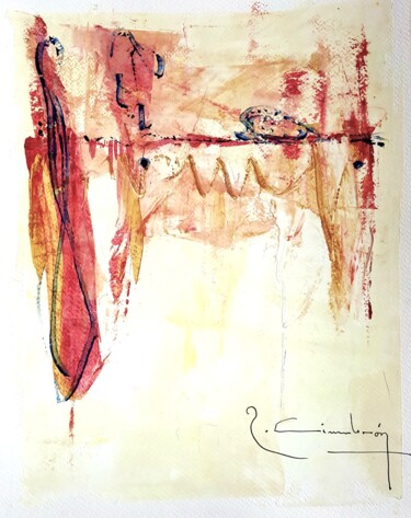 Malarstwo zatytułowany „Inspiration in Momb…” autorstwa Miguel Robledo Cimbrón, Oryginalna praca, Akryl