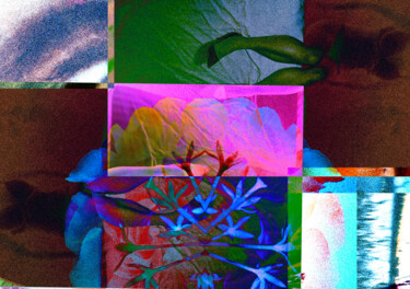 Grafika cyfrowa / sztuka generowana cyfrowo zatytułowany „Floral Memory” autorstwa Aleksandra Pakhanian, Oryginalna praca, K…