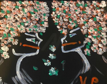 Malarstwo zatytułowany „Cold passive agress…” autorstwa Valeria Pogliani (V.P.), Oryginalna praca, Akryl