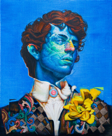 Malerei mit dem Titel "Matador of the Mind" von Bogdan Dide, Original-Kunstwerk, Öl Auf Keilrahmen aus Holz montiert