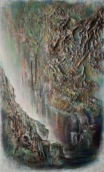 Painting titled "Textural painting,…" by Natal A Litos, Original Artwork, Acrylic
