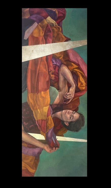 Pintura titulada "THE SLEEPING BEAUTY…" por Dimitrios Krapsitis, Obra de arte original, Oleo