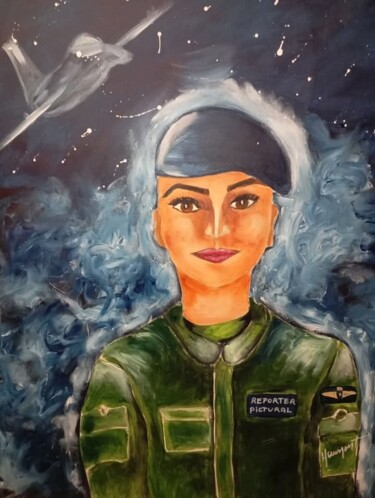 Peinture intitulée "Reporter Pictural 2" par Fabienne Haumont, Œuvre d'art originale, Acrylique