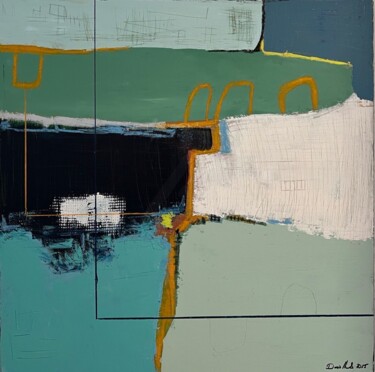 Painting titled "Stormy Days" by Doris Heinrichs, Original Artwork, Acrylic