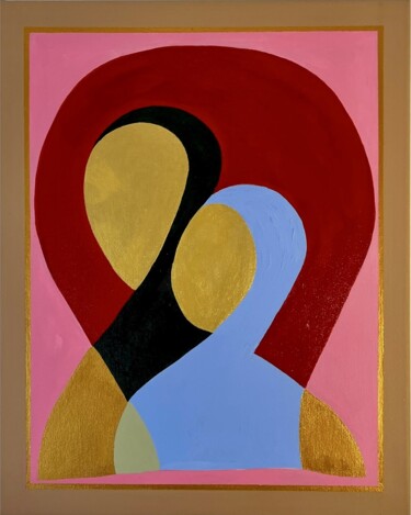 "Icon II" başlıklı Tablo El Moccko tarafından, Orijinal sanat, Akrilik Ahşap Sedye çerçevesi üzerine monte edilmiş