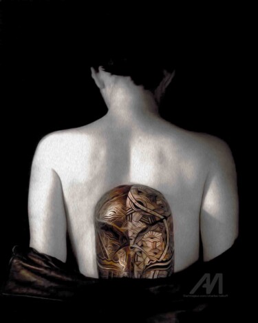 Fotografie mit dem Titel "The Mask" von Charles Talkoff, Original-Kunstwerk, Digitale Fotografie