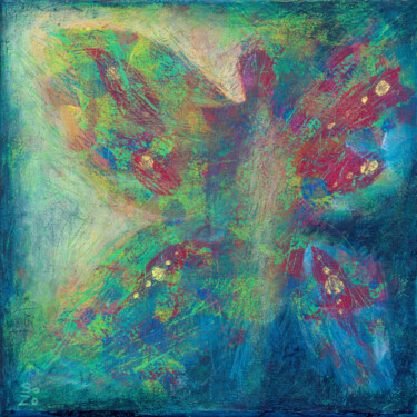 Peinture intitulée "Metamorphosis in Bl…" par So Zo, Œuvre d'art originale, Acrylique Monté sur Châssis en bois