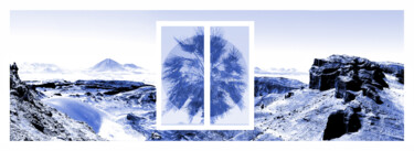 Arts numériques intitulée "VALLE DE LA LUNA" par Evelyne Chevallier, Œuvre d'art originale, Collage numérique