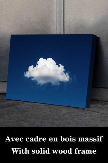 Gravures & estampes intitulée "Serene Blue Sky Whi…" par Jiang Hua Liang, Œuvre d'art originale, Jet d’encre Monté sur Châss…