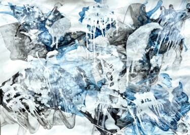 Malarstwo zatytułowany „Unfolding Tension” autorstwa Julia Mauri, Oryginalna praca, Olej